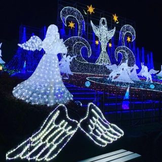 道の駅おおとう桜街道イルミネーション